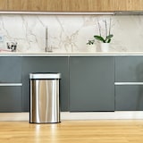 thumbnail of Kitchen Move Poubelle automatique inox MAJESTIC SILVERY 58L Acier inoxydable Silver