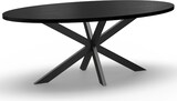 thumbnail of Gastro Tischplatte | Dunkle Holzoptik | 160x90 cm Oval