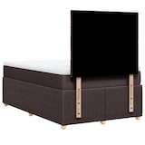thumbnail of vidaXL Boxspringbett mit Matratze Dunkelbraun 120x200 cm Stoff