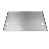 thumbnail of METRO PROFESSIONAL 4-branders gasbarbecue met grillplaat, grilloppervlak 49 x 76 cm, zijtafel, verrijdbaar, staal, zilver
