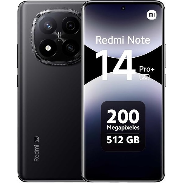 Xiaomi Redmi Note 14 Pro+ 5G 512GB 12GB RAM Dual Mitternachtsschwarz EU