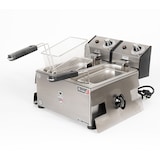 thumbnail of Romux® Fritadeira Elétrica Industrial 3+3 Litros Dupla de Bancada | Fritadeira Profissional Aço Inoxidável 5000 W com Termostato Alta Precisão