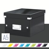 thumbnail of Caja de archivo universal Click & Store Pequeña (216x160x282 mm), negro