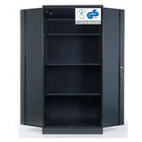 thumbnail of PROREGAL Stahlschrank BEE mit 8 lackierten Fachböden | HxBxT 195x92x50cm | Anthrazit-Anthrazit | Werkstattschrank Werkzeugschrank Aktenschrank
