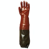 thumbnail of Coverguard - Gants de protection chimique rouge 65cm en coton enduit PVC EUROCHEM 3669 (Pack de 6) Rouge Taille 9
