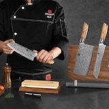 thumbnail of XinZuo - Professioneller Schleifstein (Korund) - Doppelseitig gekörnt 3000/8000 - L