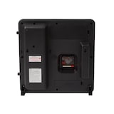 thumbnail of Horloge carrée avec calendrier à bascule, idéale pour malvoyants et personnes Alzheimer, analogique, 31 x 31 cm, blanc/noir, version néerlandaise