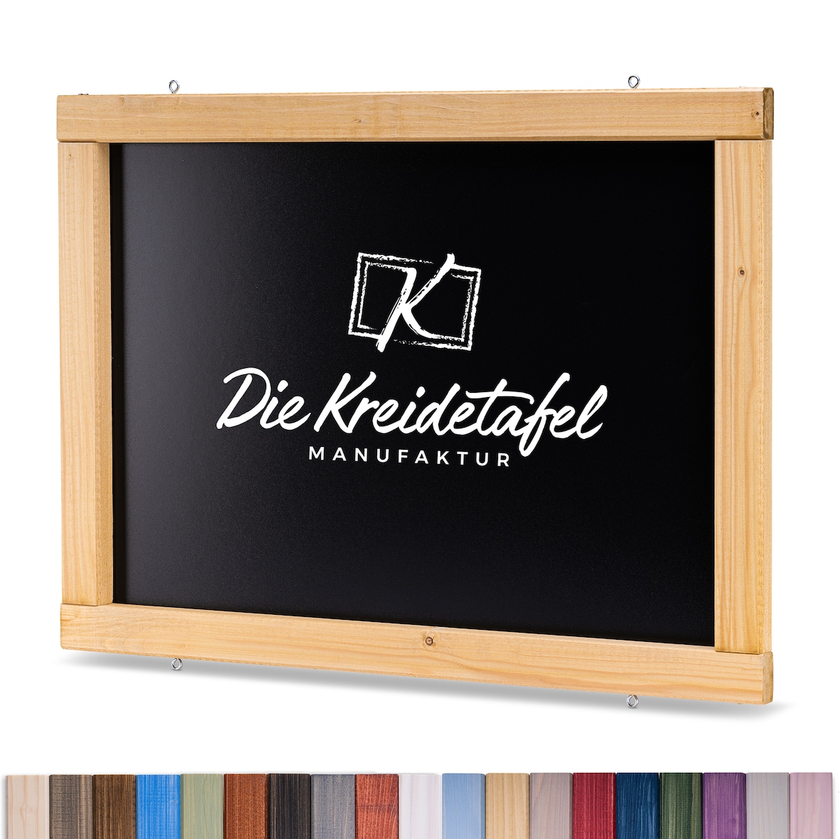 Kreidetafel mit Holzrahmen / Eiche 100x50cm