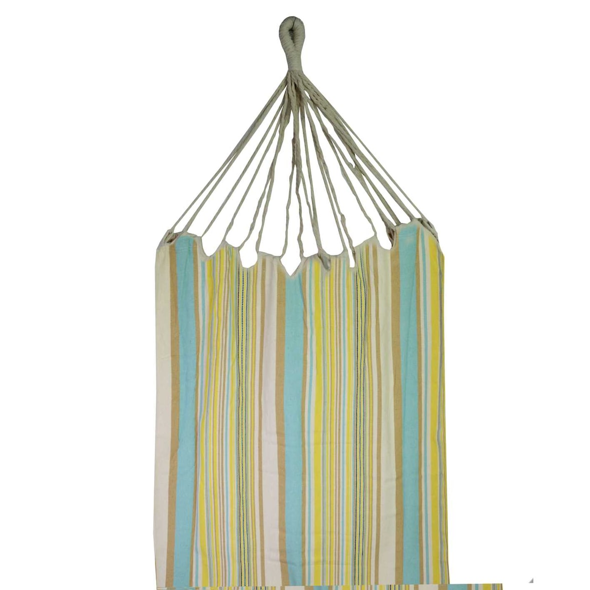 Vacchetti Amaca tessuto righe giallo con sacca cm200x100