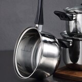 thumbnail of WellHome - Conjunto de panelas de aço inoxidável de 5 peças com frigideiras de 3 peças Ø16/20/24 alumínio prensado, azul celeste