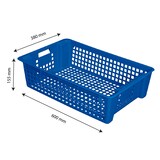 thumbnail of GILAC Caisse ajourée empilable emboîtable 28 L - 28 L - Bleu G156727