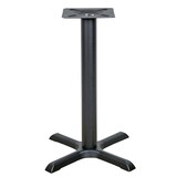 thumbnail of Bistrotisch 60x60 cm | Eiche Artisan | Gusseisengestell mit Kreuzfuß