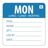 thumbnail of Vogue afneembare kleurcode voedseletiketten maandag