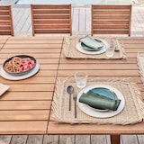 thumbnail of Mesa de jardín extensible en madera de eucalipto