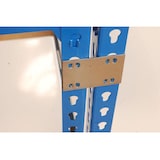 thumbnail of Placa de ligação dupla para prateleiras metálicas