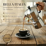 thumbnail of Muvell 6x Espressotassen á 60 ml | Schwarz | Italian Style | extra dickwandig mit 0,8 cm & schwere Ausführung | Set mit Untertassen - Geschenkset