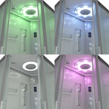 thumbnail of Duschkabine Komplettdusche Fertigdusche Dusche D60-70M0L-EC 120x80 cm mit 2K Scheiben Versiegelung