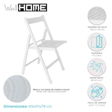 thumbnail of WellHome - Conjunto de 4 cadeiras 43x47x79cm BAS branco