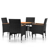 thumbnail of Helloshop26 - Juego de comedor de jardín de 5 piezas de mimbre de resina negra 02_0014595