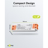 thumbnail of Goobay 62120 LED-Trafo 24 V (DC)/30 W, 30 W - dimmbar, 24 V DC für LEDs bis 30 W Gesamtlast