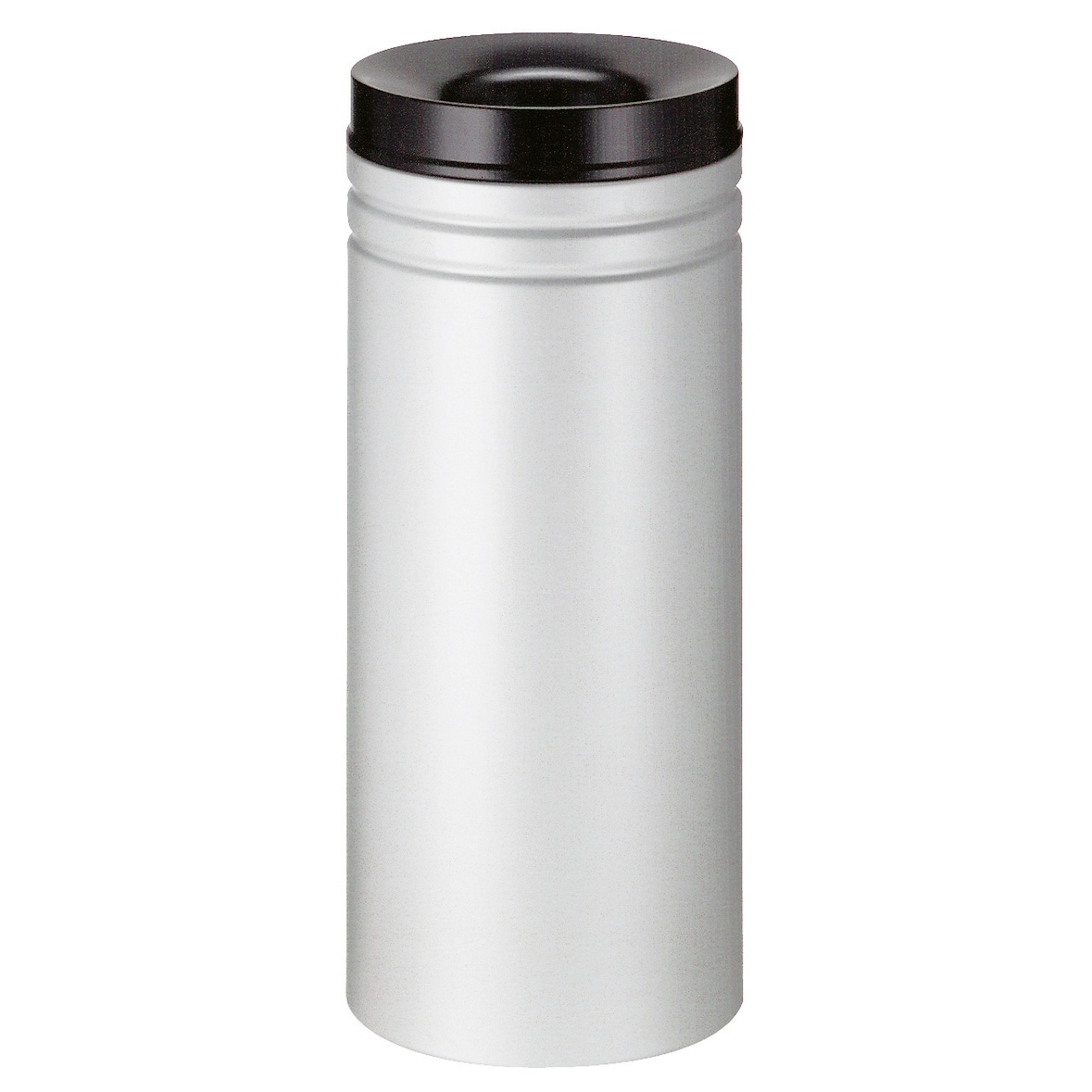 Vlamdovende papierbak dubbele dover 50 ltr grijs, zwart