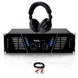 thumbnail of Amplificateur sono Dj 2 x 600W Max IBIZA SOUND AMP-800 + Casque Audio et Câble RCA de liaison