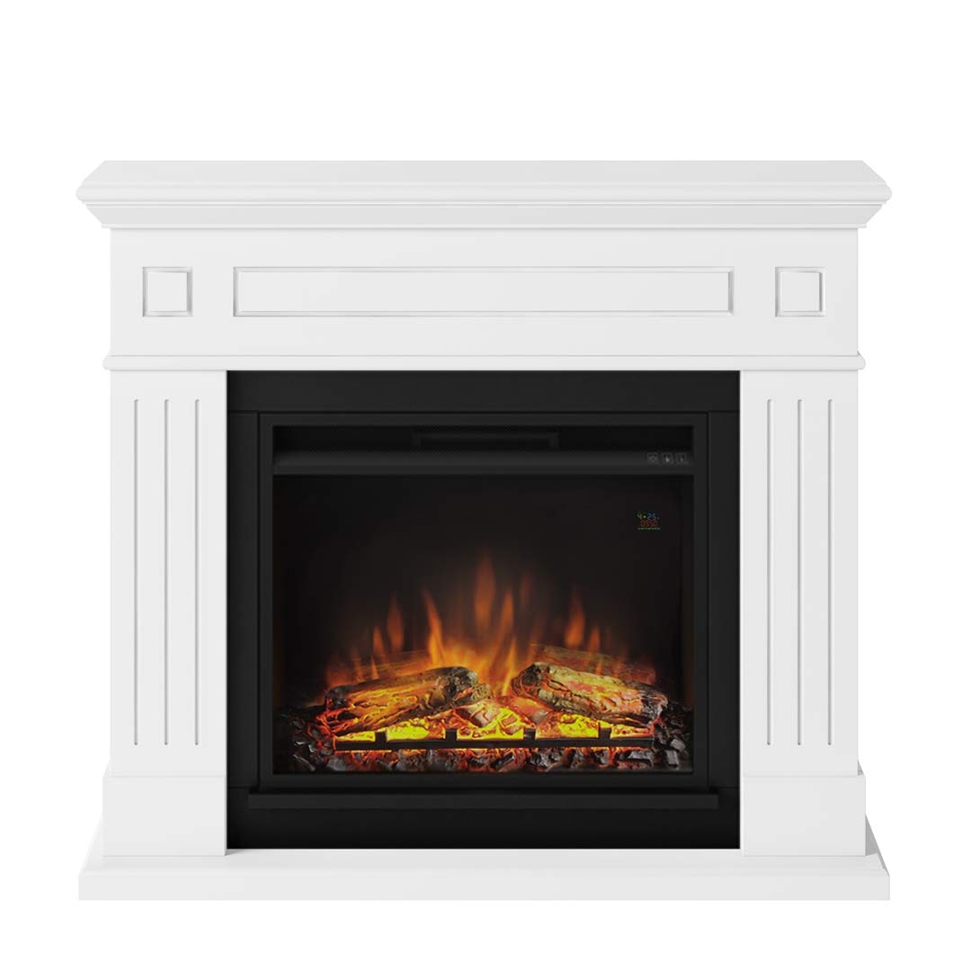 Chimenea eléctrica Tagu Larsen Blanco puro