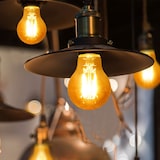 thumbnail of 4w E27 LED Retro Vintage Nostalgie Spiralen Filament Leuchtmittel Bernstein A60|Ø60mm|Warmweiß|280 Lumen