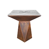 thumbnail of Gartenfeuerstelle, Grill mit Wok-Loch und Schutzhülle - G1 Corten