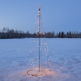 thumbnail of LED Lichterbaum mit Sternspitze Weihnachtsbaum Tannenbaum funkelnd 2,1m f. Außen