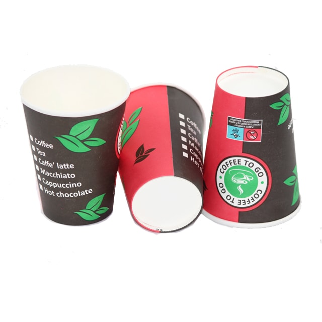 1000 Stück 8 Oz/200 ml Kaffeebecher to go Pappe Einweg | Pappbecher Cups Coffee to Go Becher | Kaffee to+go Papierbecher Hartpapier