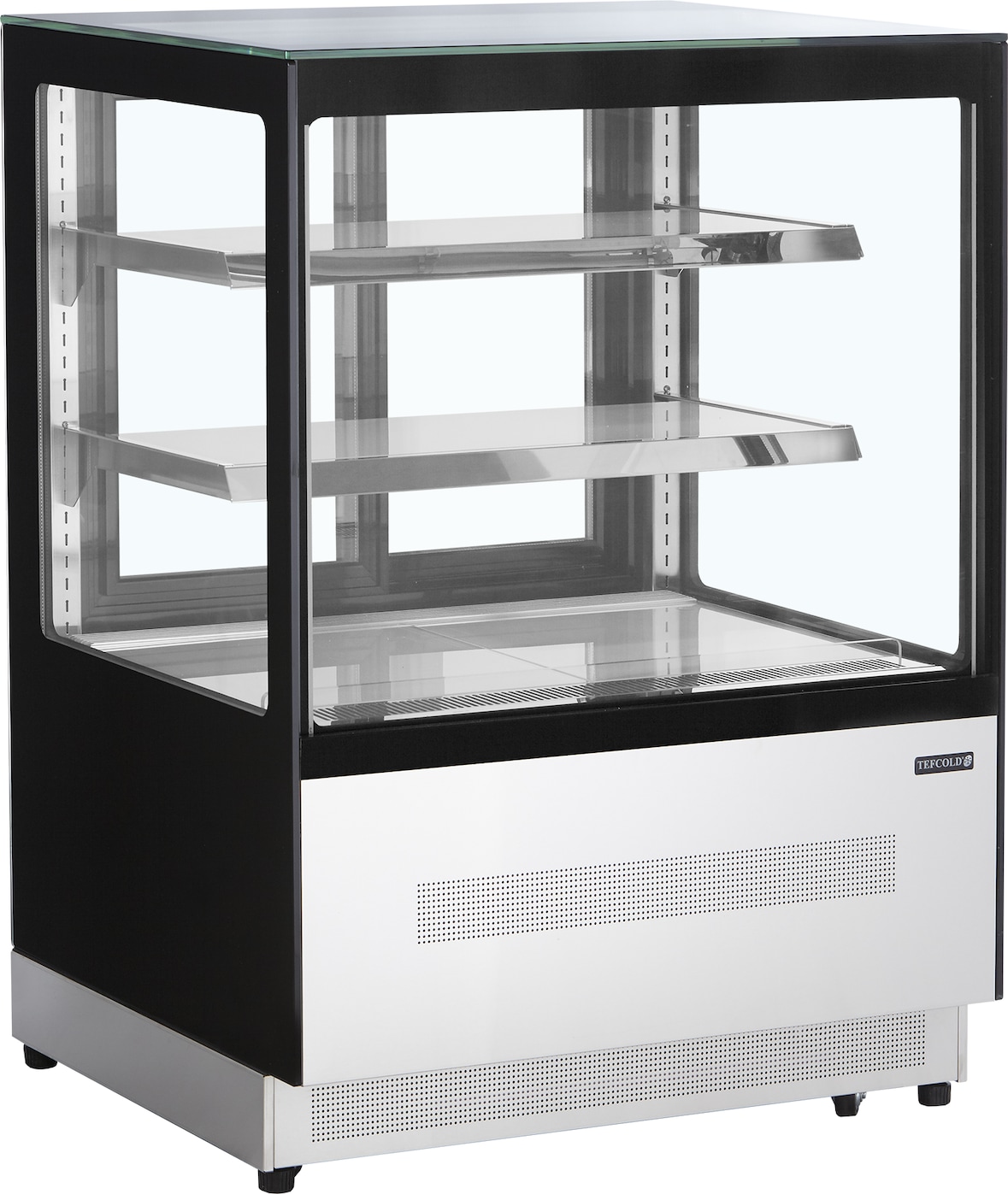 TEFCOLD Display-Backwarentheke LPD900F/BLACK 275l Edelstahl / Glas