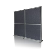 thumbnail of Pared divisoria acústica / pared móvil FLEXMIUT MODUL 167x192 PET gris hjh OFFICE