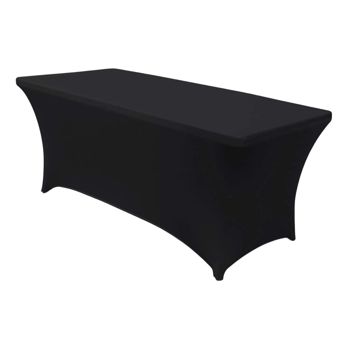 Capa para Mesa Dobrável Retangular Catering 240x74cm Preto 7house