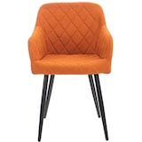 thumbnail of Cadeira de jantar Shila tecido/laranja