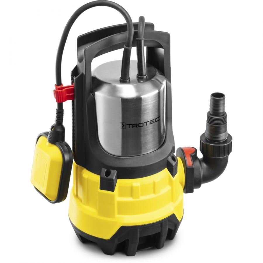 TROTEC Schmutzwasser-Tauchpumpe TWP 9000 ES Edelstahlpumpe 15.000 l/ h 900 Watt Pumpe Gartenpumpe