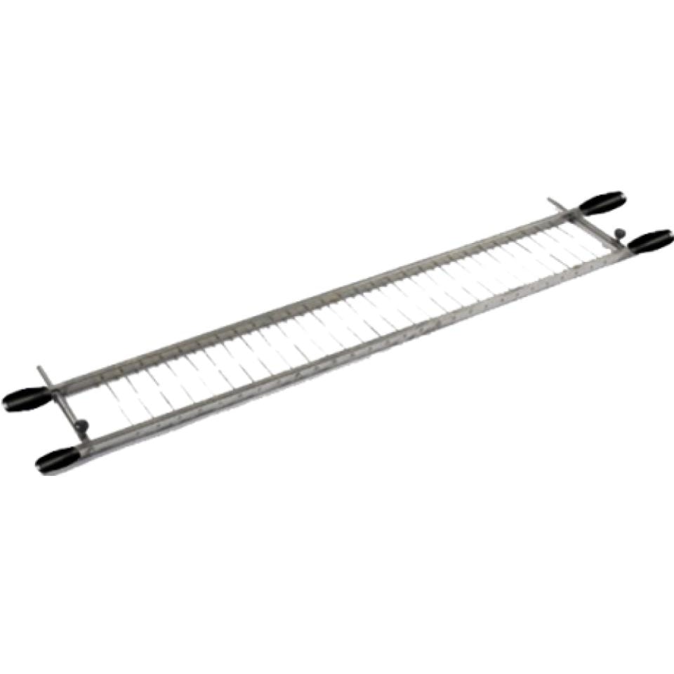 Asta panettoni in acciaio inox con 4 manici in gomma MADE IN ITALY 61 spilloni