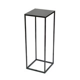 thumbnail of 2x DanDiBo Blumenhocker Metall Schwarz Eckig 62,5 cm Blumenständer Beistelltisch 434 Blumensäule Modern Pflanzenständer Pflanzenhocker