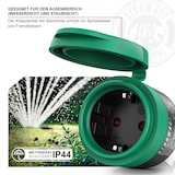 thumbnail of BEARWARE Wlan Steckdose Outdoor - Sprachsteuerung via Alexa oder Google Home - 2,4 Ghz WiFi - 3600 W - Smart Plug WiFi Steuerung per App Smart Life