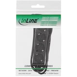 thumbnail of InLine® Steckdosenleiste, 4-fach Schutzkontakt, schwarz, 5m