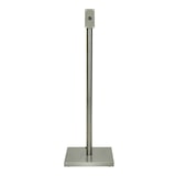 thumbnail of Securit® VisionStable - Ensemble Inox Pied & Socle Universel pour Présentoir Menu VisionClair, GlassStar, 125cm