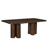 thumbnail of SIT Möbel eettafel 200 x 100 cm | cilindervormige poten | massief mangohout, bruin | B 200 x D 100 x H 76 cm