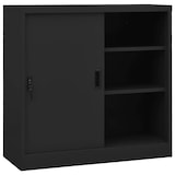 thumbnail of vidaXL Büroschrank mit Schiebetür Anthrazit 90x40x90 cm Stahl