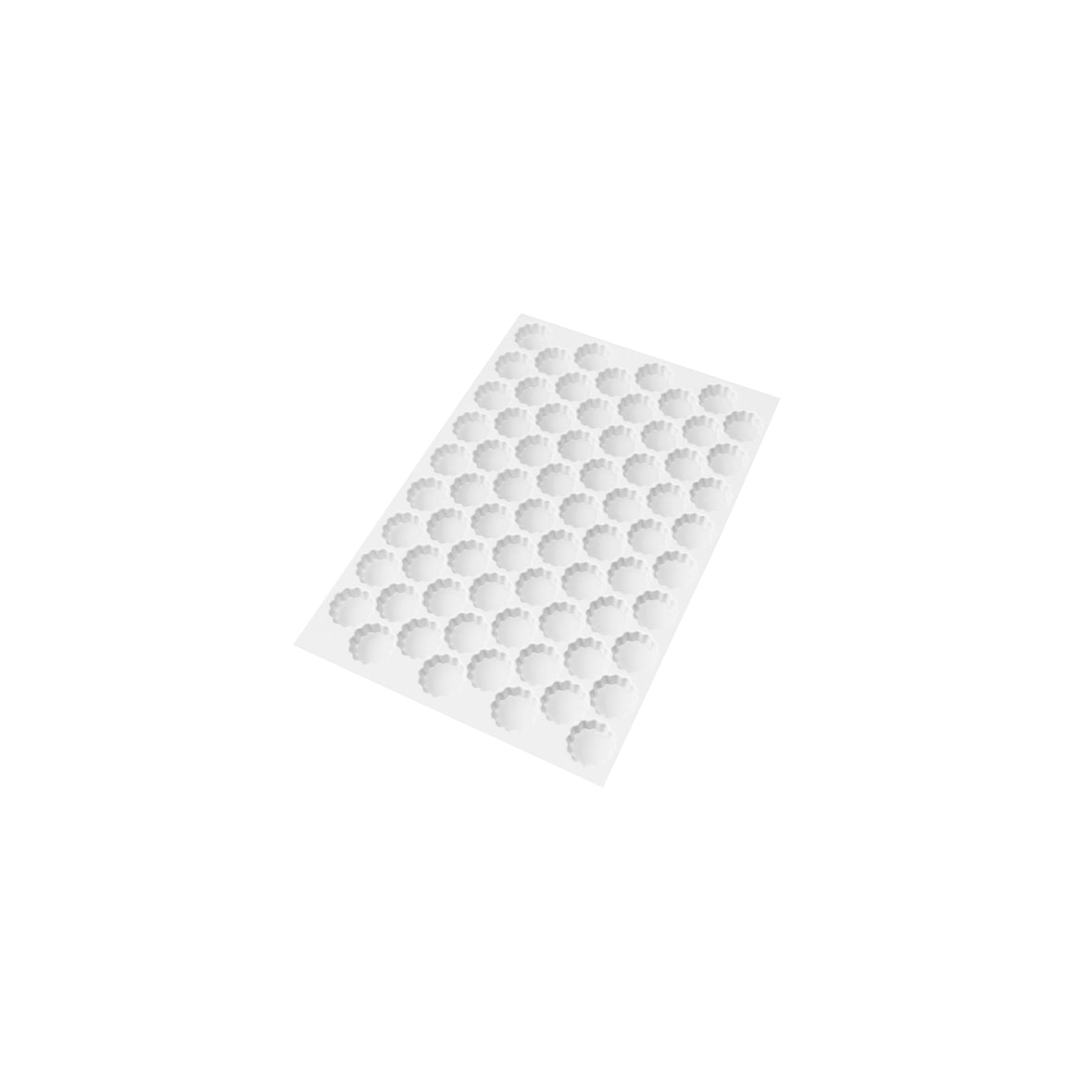 Schneider - Ausstechmatte aus Kunststoff, rund, gezackt, No. 2, Ø 45 mm