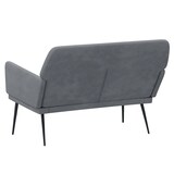 thumbnail of vidaXL Sitzbank Dunkelgrau 108x79x79 cm Samt