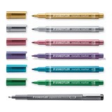 thumbnail of STAEDTLER Design Journey - Blíster con 6 Rotuladores Metálicos de Punta Fina