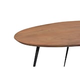 thumbnail of SIT Möbel Couchtisch oval | Tischplatte Akazie | Beine Metall | B 150 x T 60 x H 45 cm | natur | 01053-27 | Serie THIS & THAT