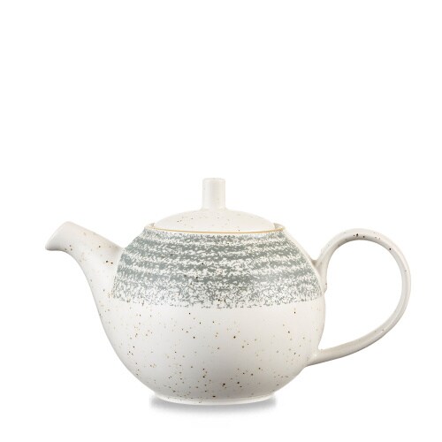 4 x Kaffee-/Teekanne 0,43l STUDIO PRINTS HOMESPUN stone grey