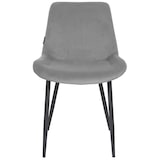 thumbnail of Sedia da pranzo Victoria Velvet Cover grigio