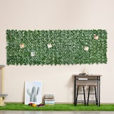thumbnail of Outsunny Vedação Artificial em Rolo 3m Vedação de Privacidade para Balcão Jardim Exterior Planta Decorativa de Parede PE Verde